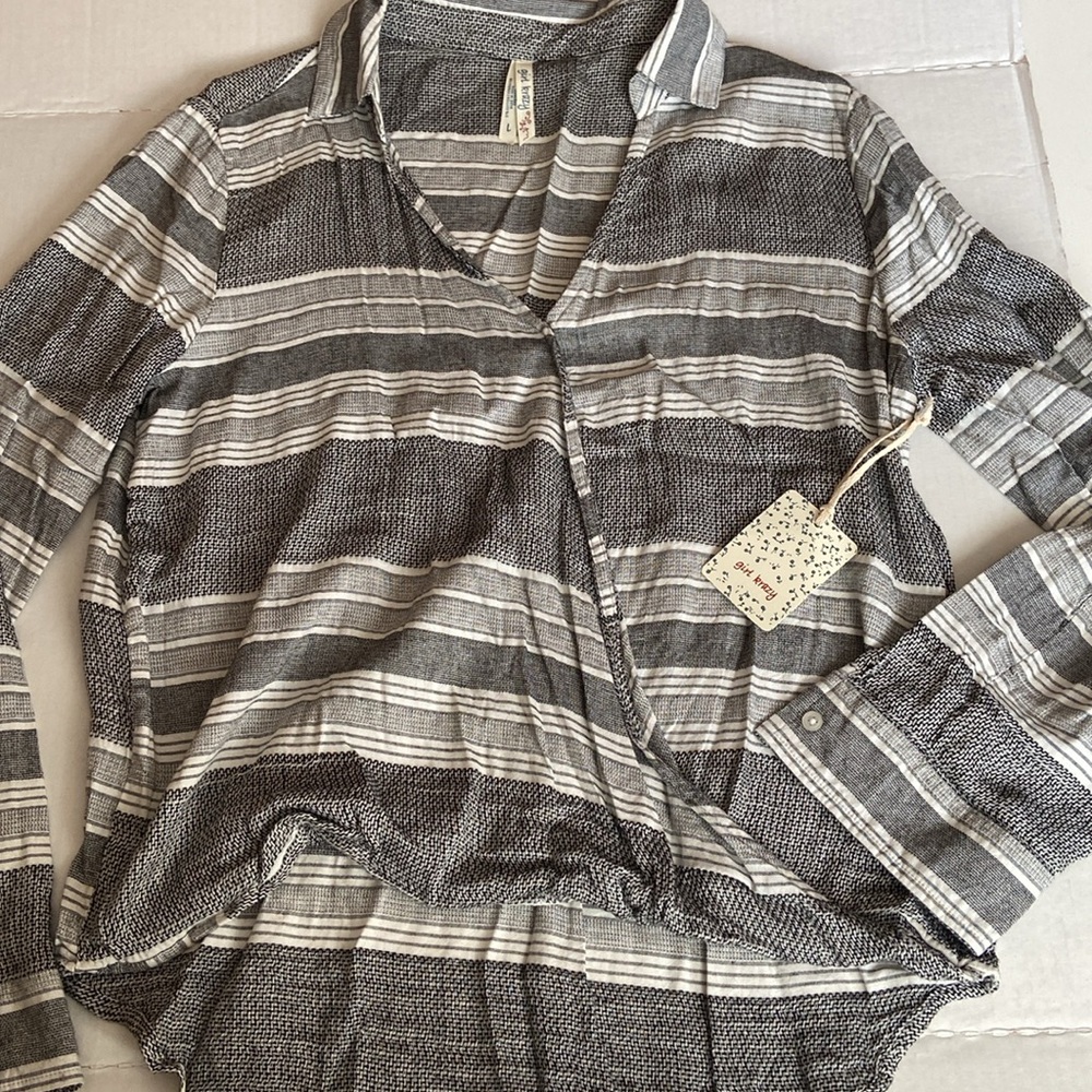 Girl Crazy Cotton/Rayon Blouse NWT